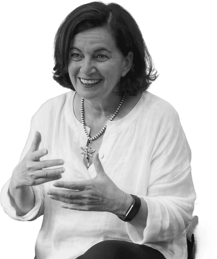 Alejandra Mosteiro, coach ejecutiva, durante una sesión
